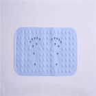 Eco Friendly ISO9001 Washable Bath Rugs PVC Shower Mat